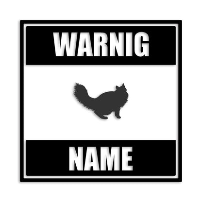 ノルウェージャンフォレストキャット 文字入れ可能 ペット 猫 カッティング ステッカー (st-141-163)