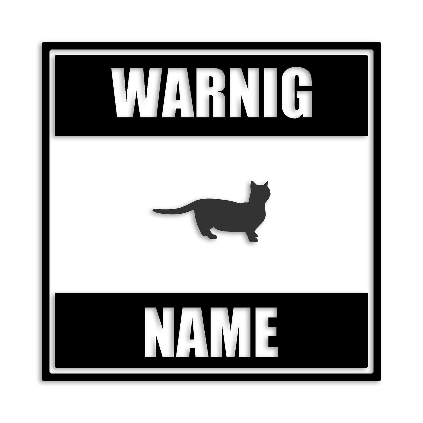 マンチカン 文字入れ可能 ペット 猫 カッティング ステッカー (st-141-172)