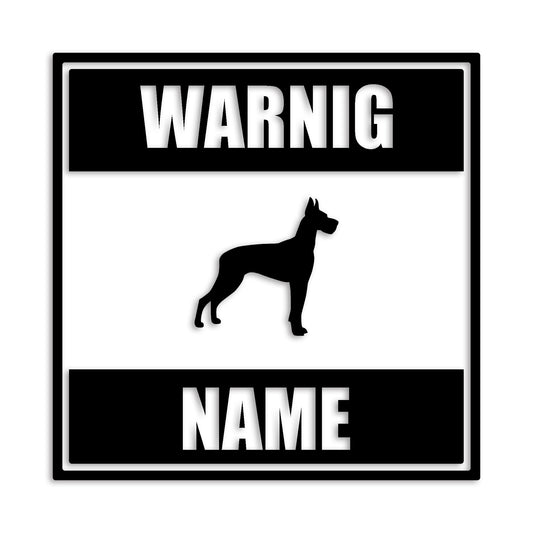 グレートデン 文字入れ可能 カッティングステッカー st-141-19