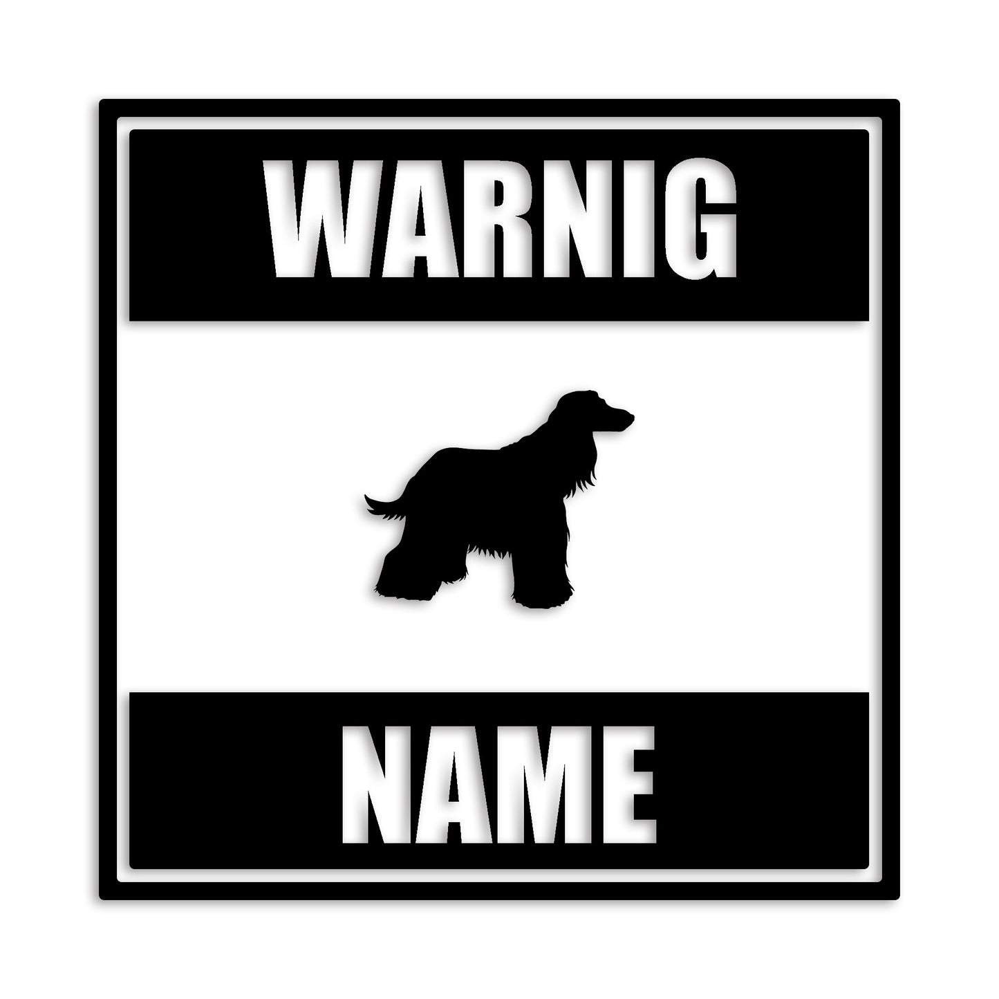 アフガンハウンド 文字入れ可能 ペット 犬 カッティング ステッカー (st-141-3)