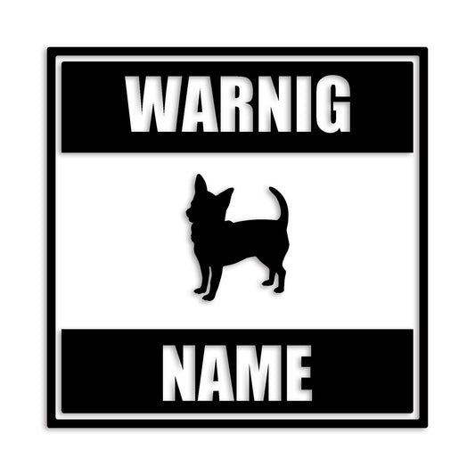 チワワ 文字入れ可能 ペット 犬 カッティング ステッカー (st-141-53)