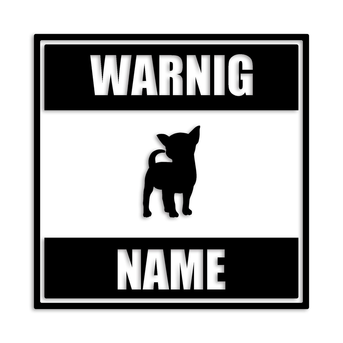 チワワ 文字入れ可能 ペット 犬 カッティング ステッカー (st-141-54)