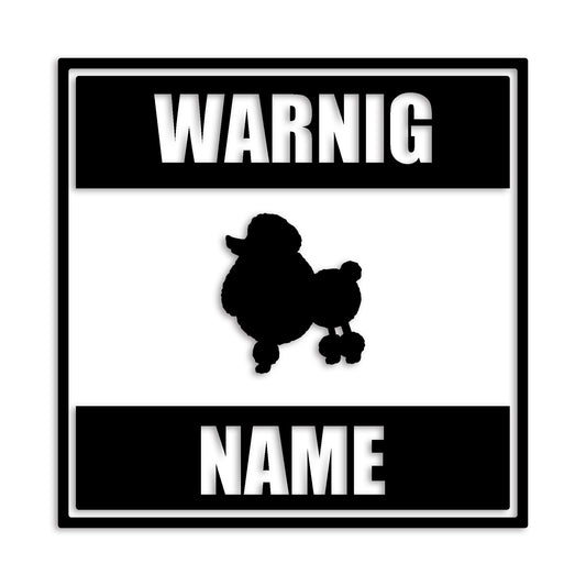 トイプードル 文字入れ可能 ペット 犬 カッティング ステッカー (st-141-57)