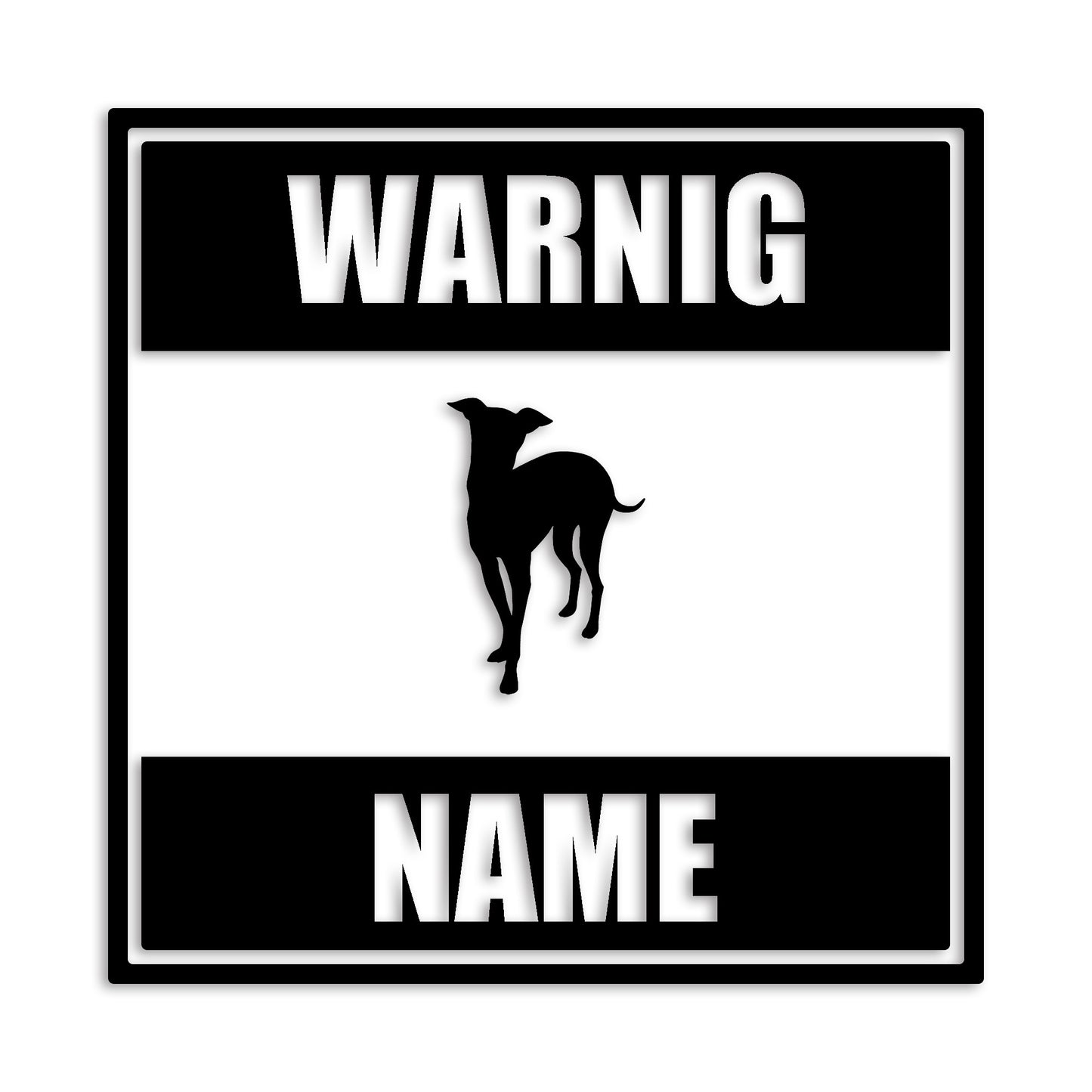 イタリアングレーハウンド 文字入れ可能 ペット 犬 カッティング ステッカー (st-141-6)