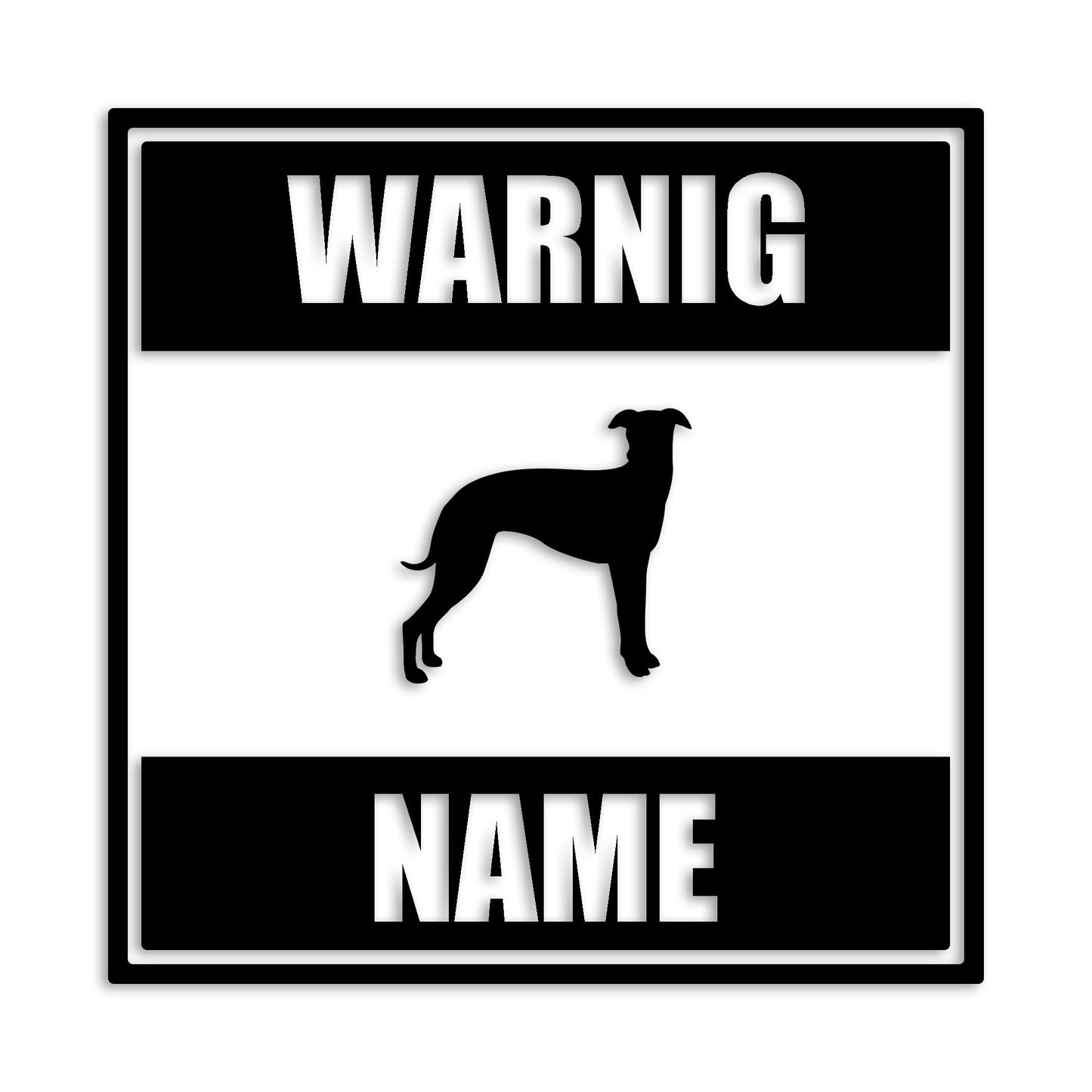 ウィペット 文字入れ可能 ペット 犬 カッティング ステッカー (st-141-8)