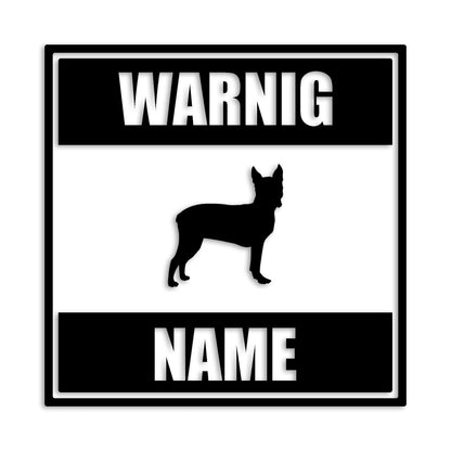 ボストンテリア 文字入れ可能 ペット 犬 カッティング ステッカー (st-141-98)