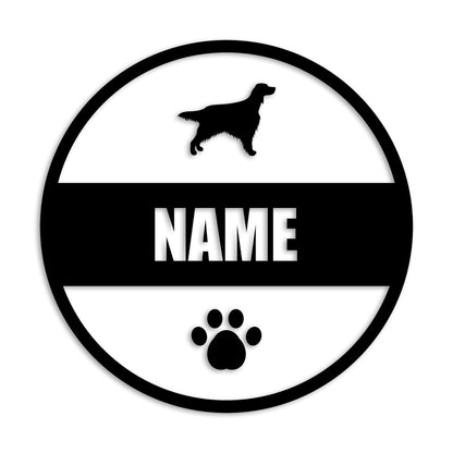 アイリッシュセッター 文字入れ可能 ペット 犬 カッティング ステッカー (st-142-1)