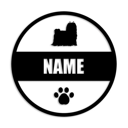 マルチーズ 文字入れ可能 ペット 犬 カッティング ステッカー (st-142-104)