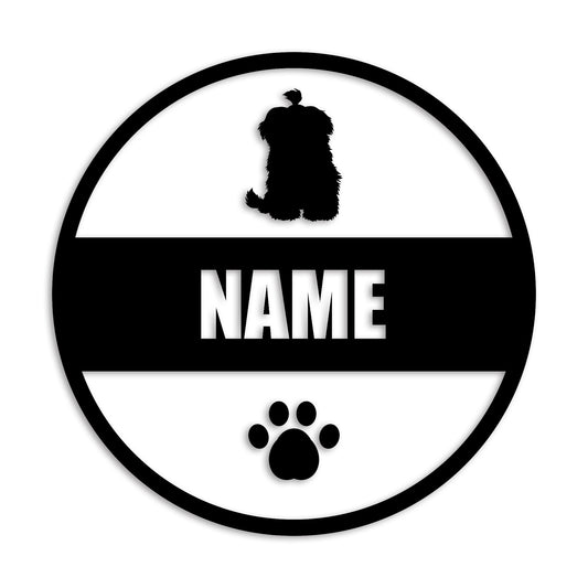 マルチーズ 文字入れ可能 ペット 犬 カッティング ステッカー (st-142-107)