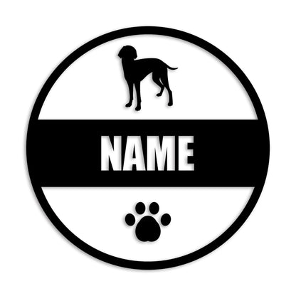 ワイマラナー 文字入れ可能 ペット 犬 カッティング ステッカー (st-142-117)