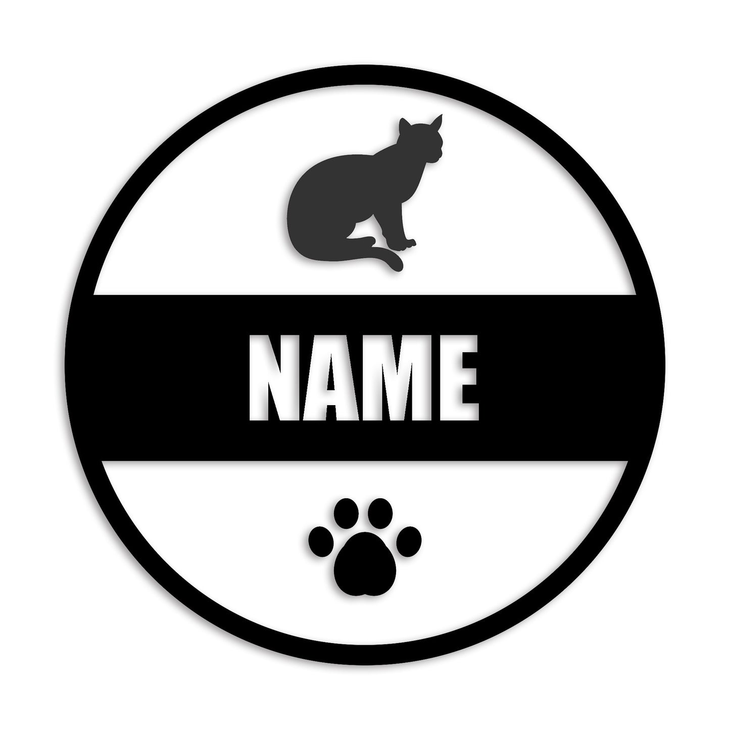 アビシニアン 文字入れ可能 ペット 猫 カッティング ステッカー (st-142-131)