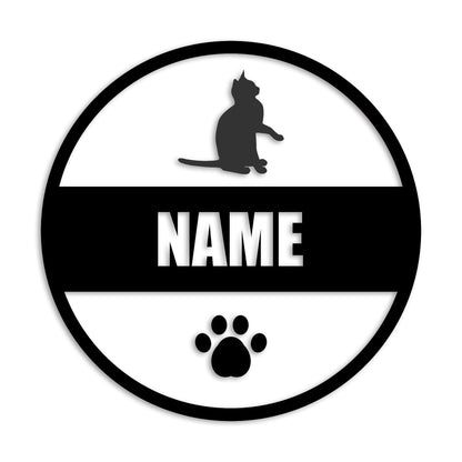 エジプシャンマウ 文字入れ可能 ペット 猫 カッティング ステッカー (st-142-141)