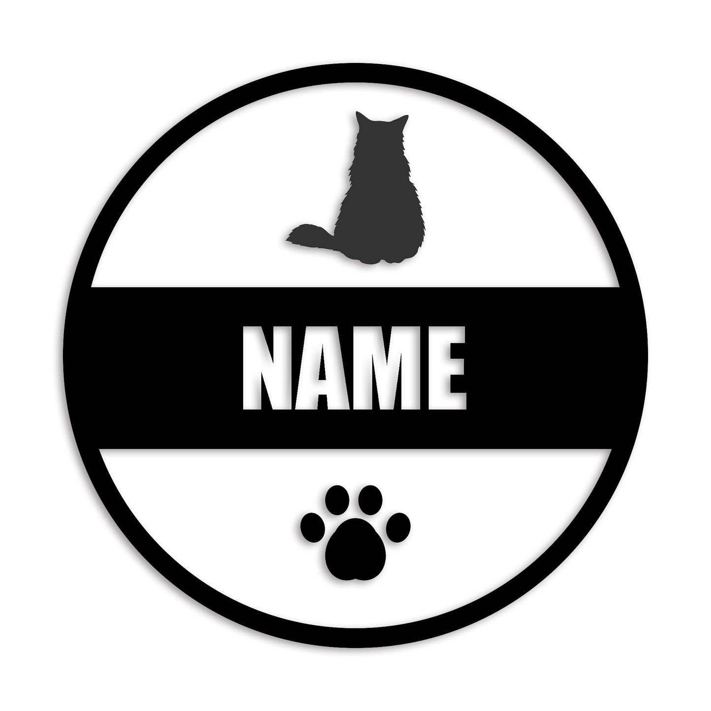 ノルウェージャンフォレストキャット 文字入れ可能 ペット 猫 カッティング ステッカー (st-142-162)