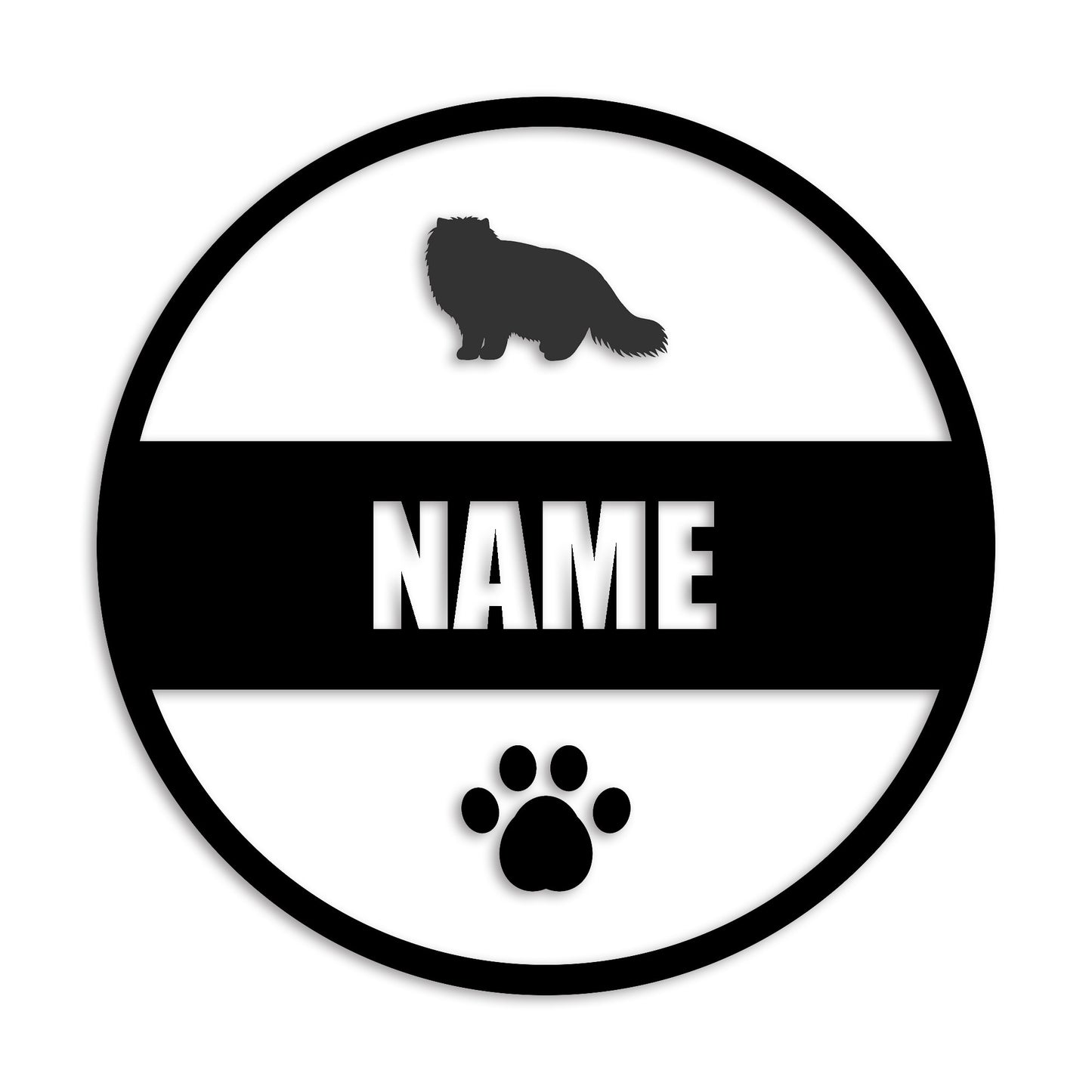 ヒマラヤン 文字入れ可能 ペット 猫 カッティング ステッカー (st-142-166)