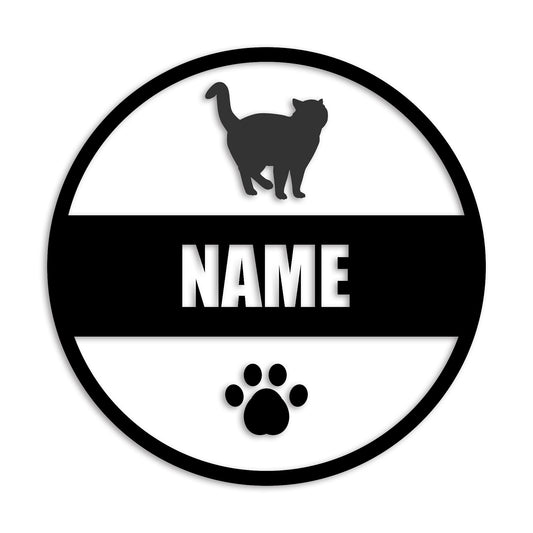 ブリティッシュショートヘア 文字入れ可能 ペット 猫 カッティング ステッカー (st-142-167)