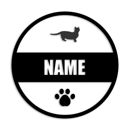 マンチカン 文字入れ可能 ペット 猫 カッティング ステッカー (st-142-172)