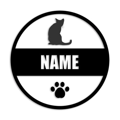 ロシアンブルー 文字入れ可能 ペット 猫 カッティング ステッカー (st-142-177)