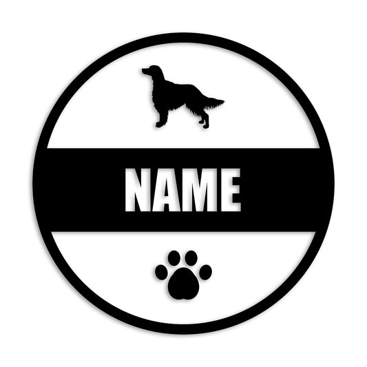 アイリッシュセッター 文字入れ可能 ペット 犬 カッティング ステッカー (st-142-2)