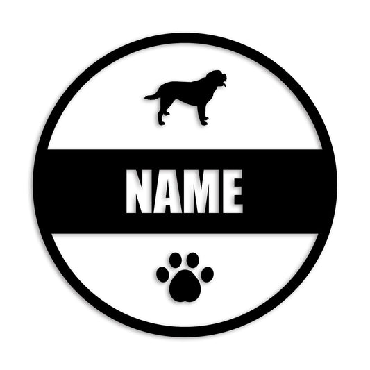 セントバーナード 文字入れ可能 ペット 犬 カッティング ステッカー (st-142-40)