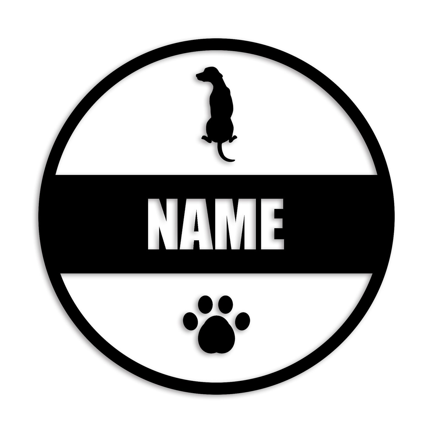 ダルメシアン 文字入れ可能 ペット 犬 カッティング ステッカー (st-142-47)