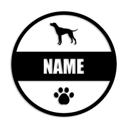 ポインター 文字入れ可能 ペット 犬 カッティング ステッカー (st-142-92)