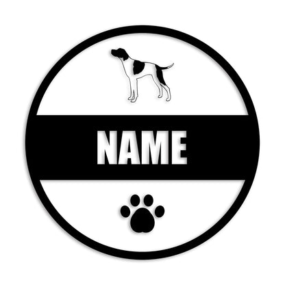 ポインター 文字入れ可能 ペット 犬 カッティング ステッカー (st-142-93)