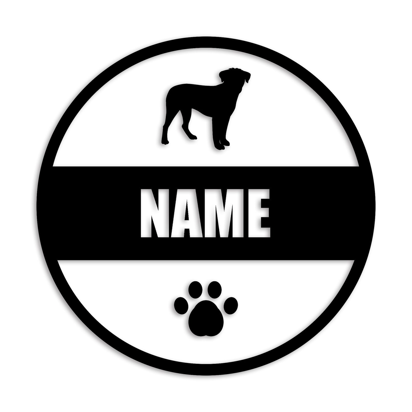 ボーダーテリア 文字入れ可能 ペット 犬 カッティング ステッカー (st-142-95)