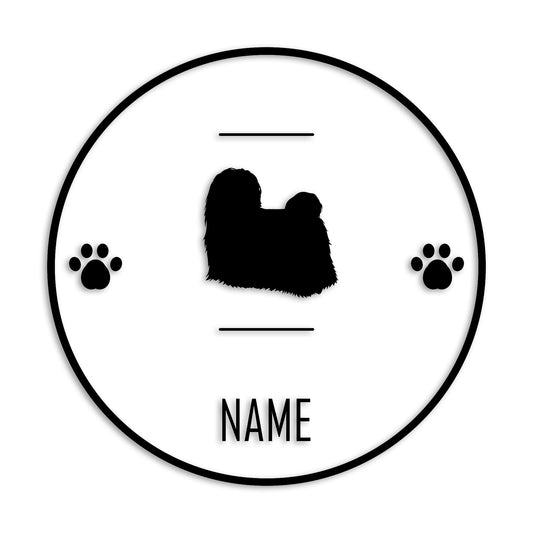 マルチーズ 文字入れ可能 ペット 犬 カッティング ステッカー (st-143-106)