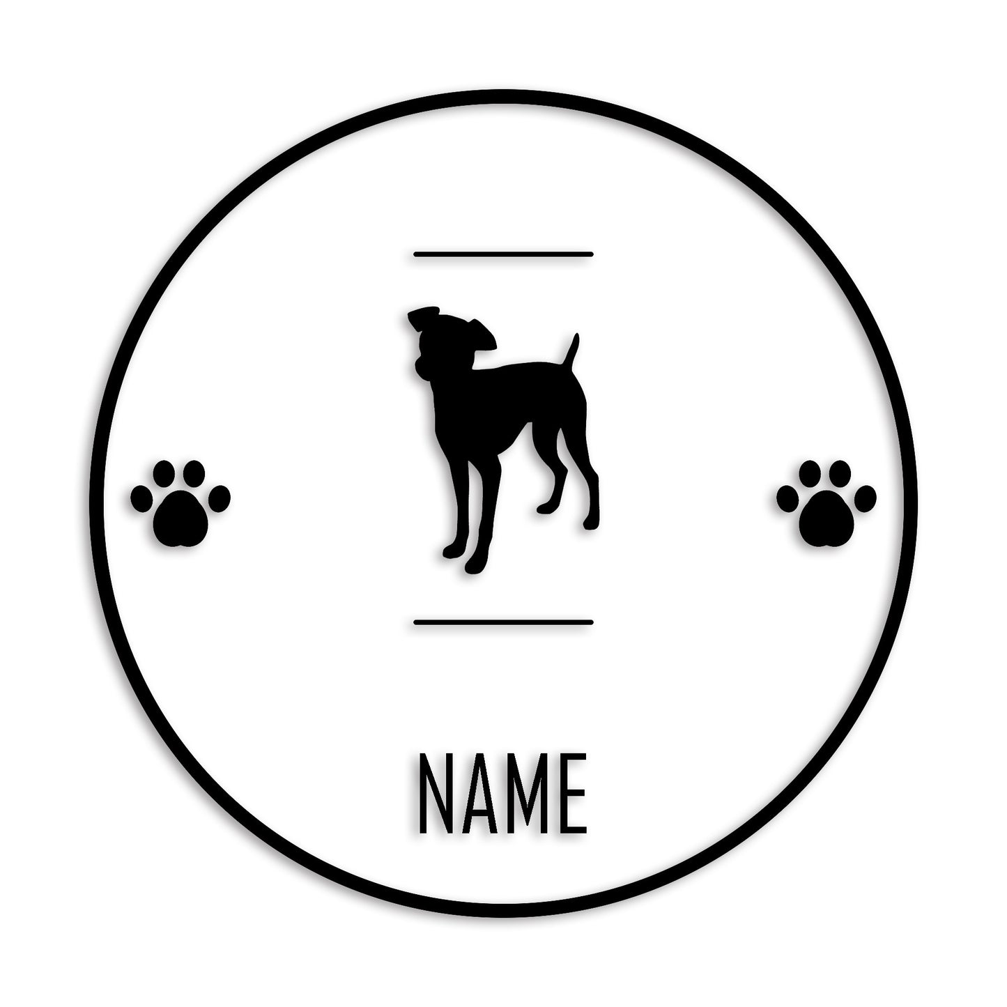 ミニチュアピンシャー 文字入れ可能 ペット 犬 カッティング ステッカー (st-143-109)