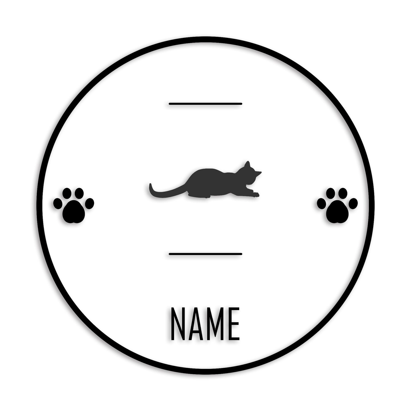 アビシニアン 文字入れ可能 ペット 猫 カッティング ステッカー (st-143-132)