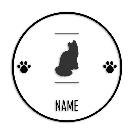 アメリカンカール 文字入れ可能 ペット 猫 カッティング ステッカー (st-143-134)