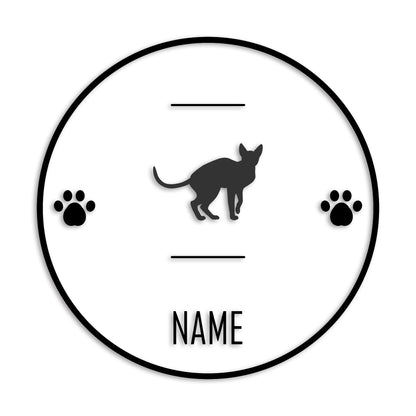 スフィンクス 文字入れ可能 ペット 猫 カッティング ステッカー (st-143-156)