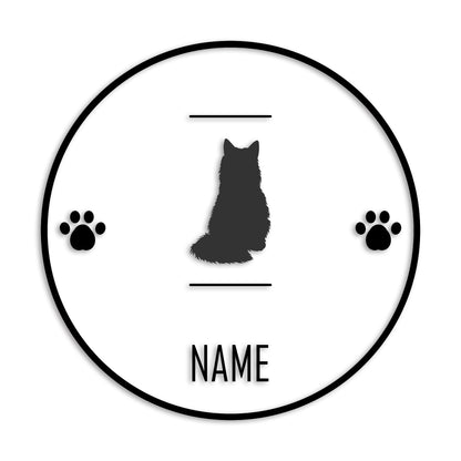 ソマリ 文字入れ可能 ペット 猫 カッティング ステッカー (st-143-157)