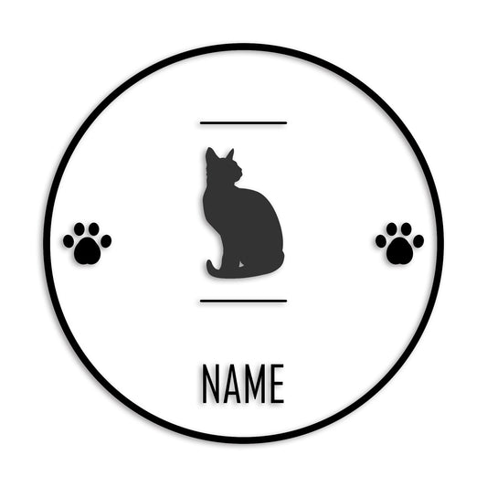 トンキニーズ 文字入れ可能 ペット 猫 カッティング ステッカー (st-143-160)