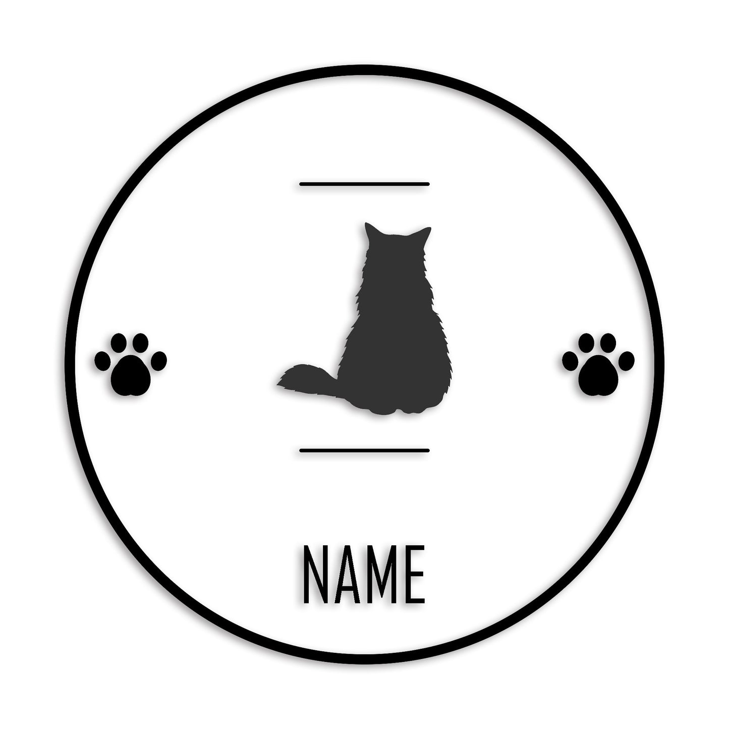 ノルウェージャンフォレストキャット 文字入れ可能 ペット 猫 カッティング ステッカー (st-143-162)