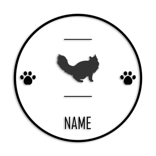 ノルウェージャンフォレストキャット 文字入れ可能 ペット 猫 カッティング ステッカー (st-143-163)