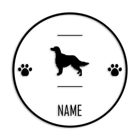 アイリッシュセッター 文字入れ可能 ペット 犬 カッティング ステッカー (st-143-2)