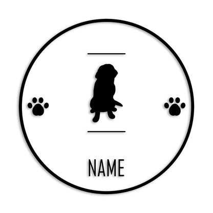 ニューファンドランド 文字入れ可能 ペット 犬 カッティング ステッカー (st-143-63)