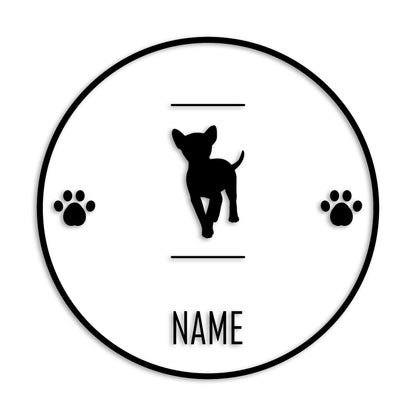 バセンジー 文字入れ可能 ペット 犬 カッティング ステッカー (st-143-71)