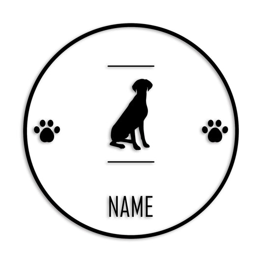 ポインター 文字入れ可能 ペット 犬 カッティング ステッカー (st-143-91)