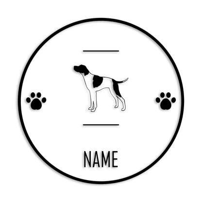 ポインター 文字入れ可能 ペット 犬 カッティング ステッカー (st-143-93)