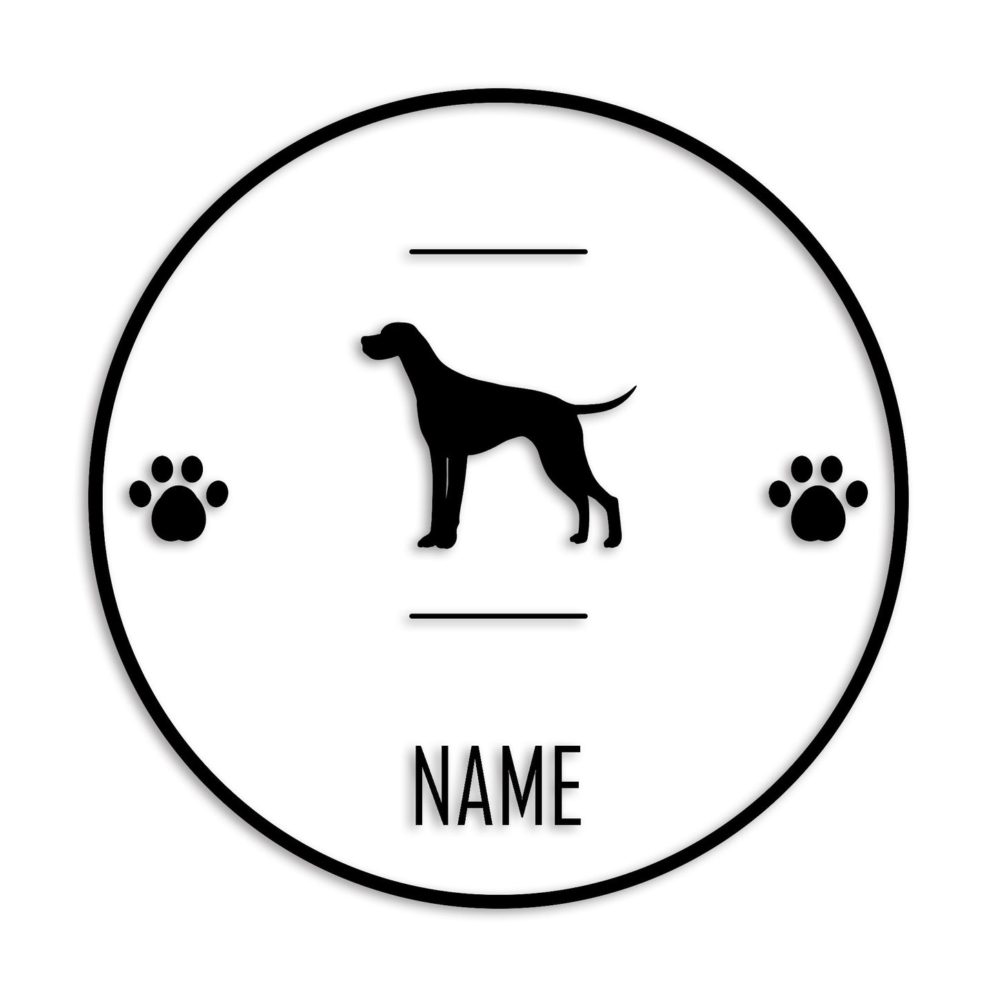 ポインター 文字入れ可能 ペット 犬 カッティング ステッカー (st-143-94)