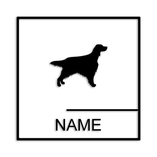 アイリッシュセッター 文字入れ可能 ペット 犬 カッティング ステッカー (st-144-1)