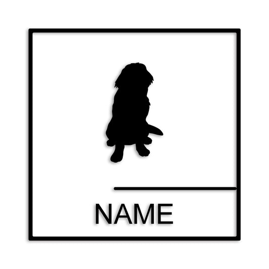 ラブラドールレトリバー 文字入れ可能 ペット 犬 カッティング ステッカー (st-144-116)