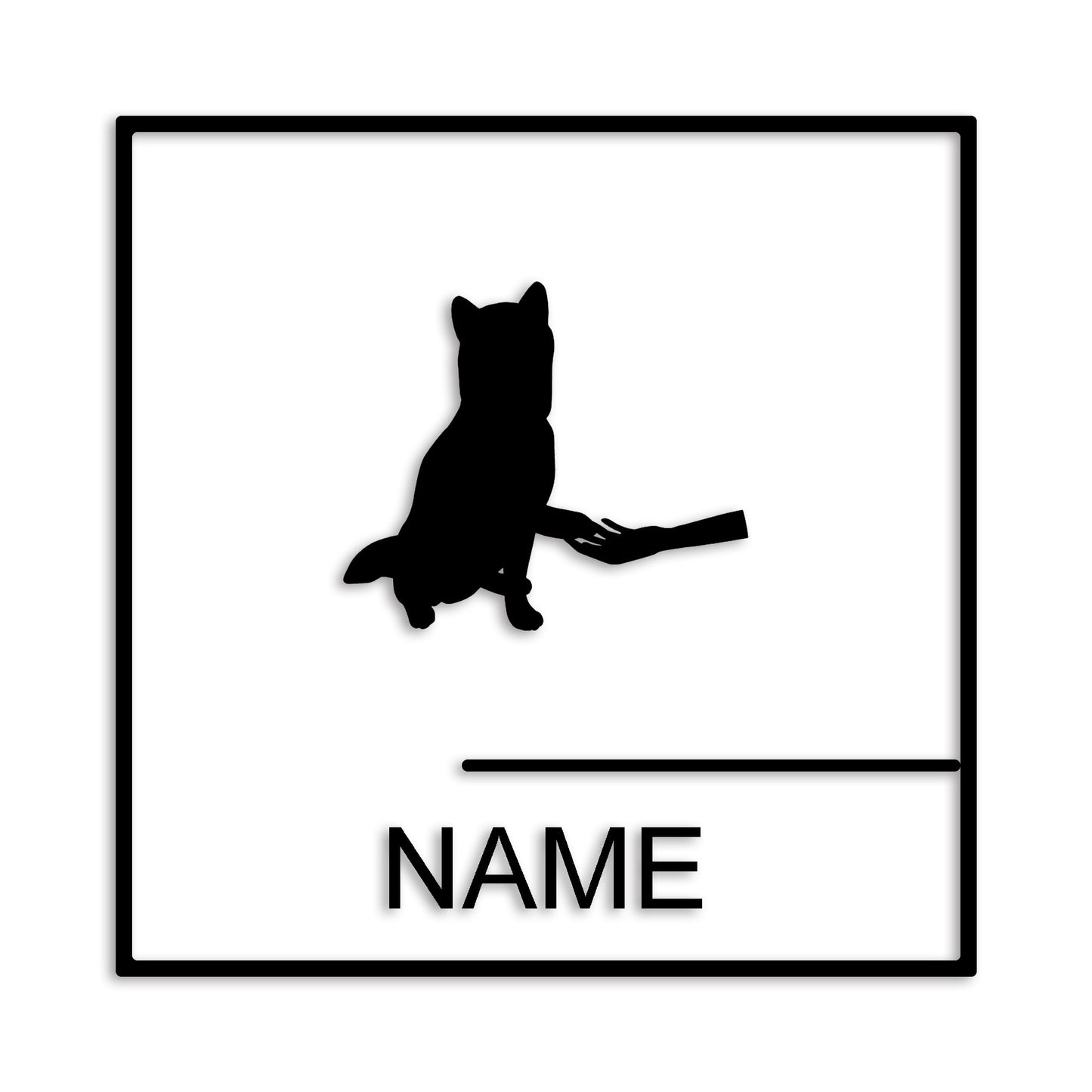 柴犬 文字入れ可能 ペット 犬 カッティング ステッカー (st-144-124)