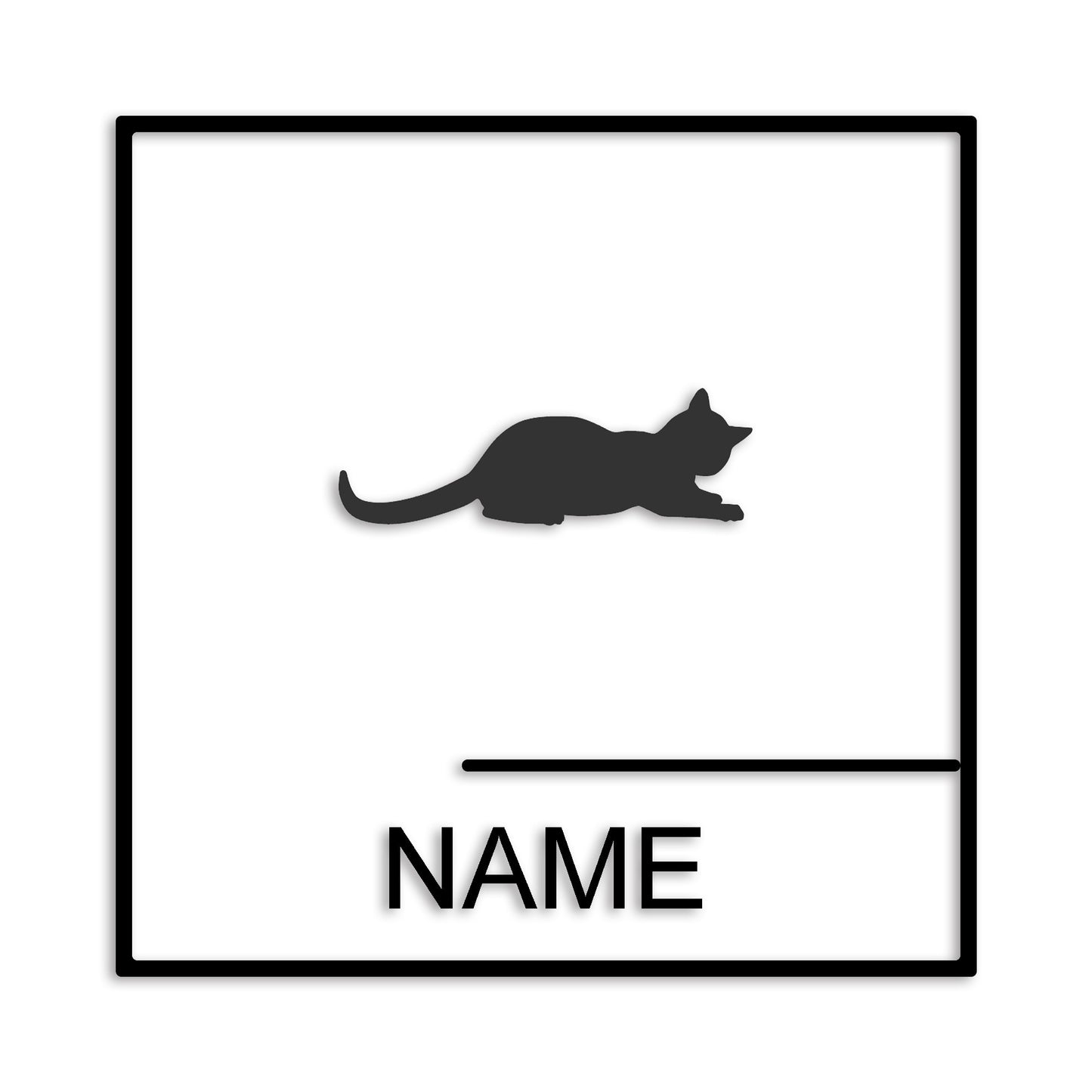 アビシニアン 文字入れ可能 ペット 猫 カッティング ステッカー (st-144-132)