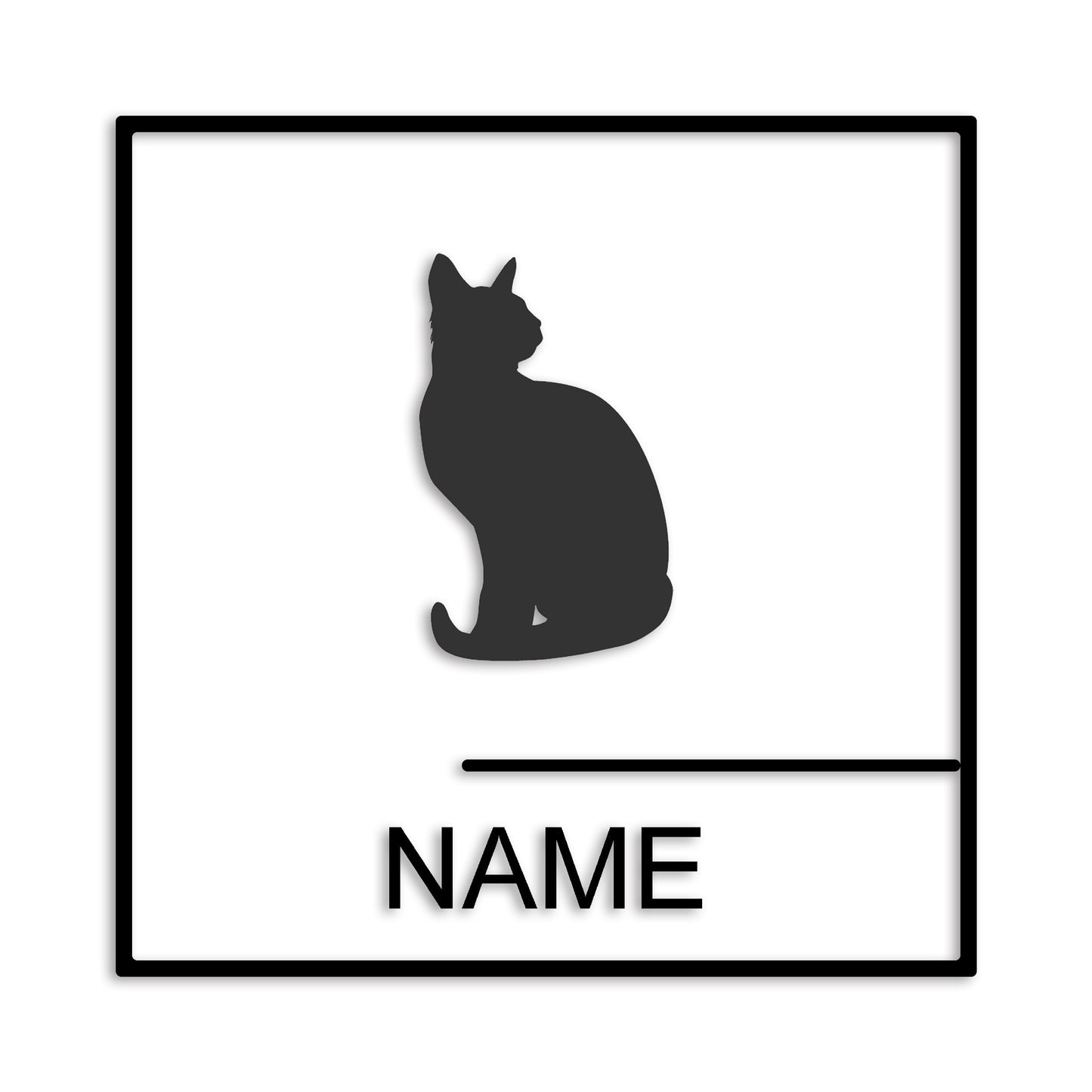 トンキニーズ 文字入れ可能 ペット 猫 カッティング ステッカー (st-144-160)