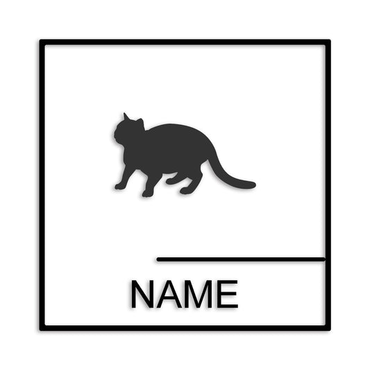 バーミーズ 文字入れ可能 ペット 猫 カッティング ステッカー (st-144-165)