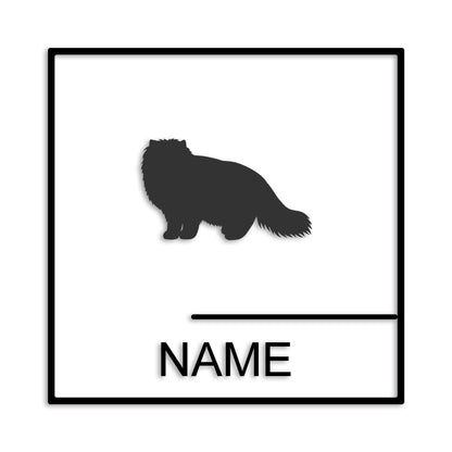 ヒマラヤン 文字入れ可能 ペット 猫 カッティング ステッカー (st-144-166)