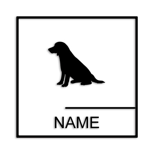 ゴールデンレトリバー 文字入れ可能 カッティングステッカー st-144-22